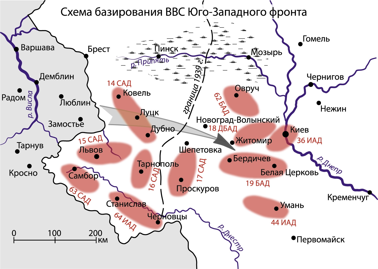 Выход красной армии на границу ссср